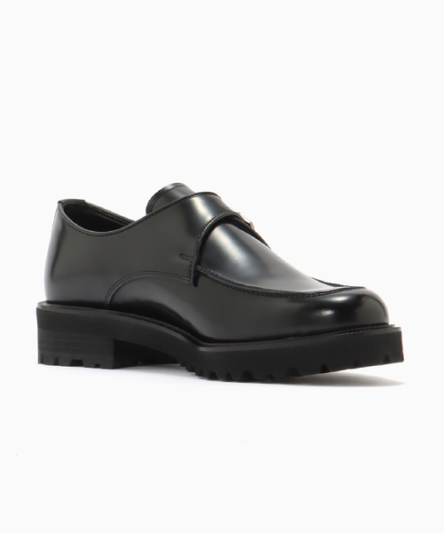 The Kenford Fineshoes(ケンフォードファインシューズ)の「The Kenford Fineshoes NEW CLASSIC U-MOC MONK STRAP / BLACK(ドレスシューズ・メンズ・ブラック・27cm/26.5cm/26cm/25.5cm/25cm)」の5枚目の写真