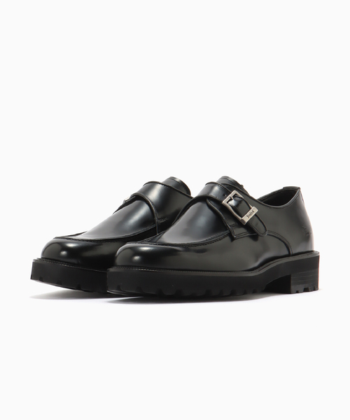 The Kenford Fineshoes(ケンフォードファインシューズ)の「The Kenford Fineshoes NEW CLASSIC U-MOC MONK STRAP / BLACK(ドレスシューズ・メンズ・ブラック・27cm/26.5cm/26cm/25.5cm/25cm)」の7枚目の写真
