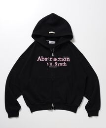 【FFEIN(フェイン)】ヘビーウエイト2段刺繍ロゴ立体フードジップパーカー / ジップアップ パーカー フーディー 裏起毛 ロゴ 刺繍 スウェット ユニセックス
