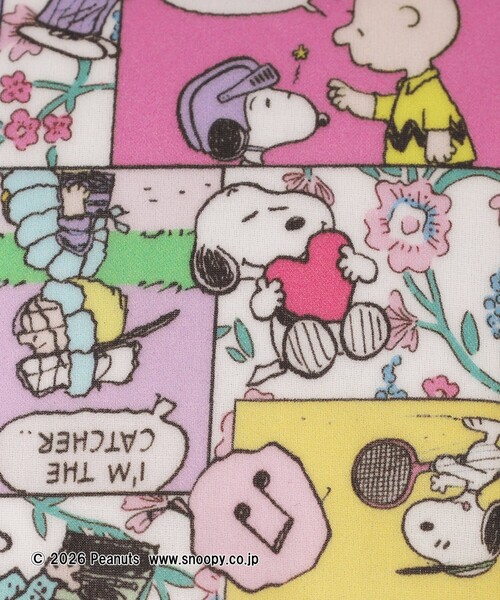 Afternoon Tea(アフタヌーンティー)の「エコバッグ ポーチ付き/リバティプリント/PEANUTS(エコバッグ/サブバッグ・レディース・ピンク・ONE SIZE)」の7枚目の写真