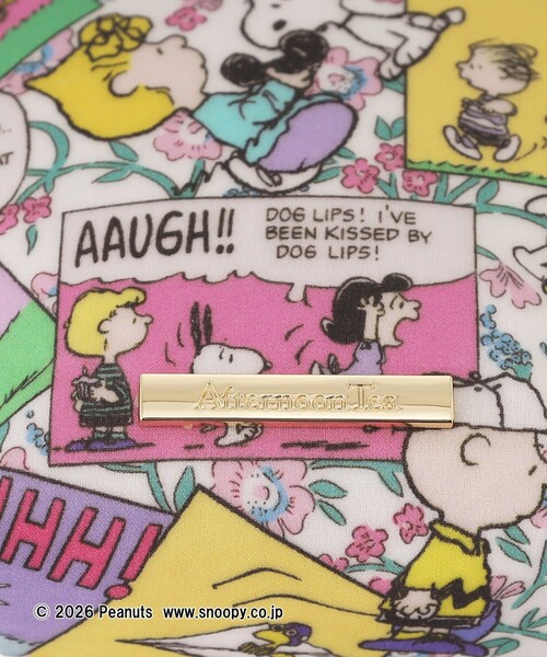 Afternoon Tea(アフタヌーンティー)の「エコバッグ ポーチ付き/リバティプリント/PEANUTS(エコバッグ/サブバッグ・レディース・ピンク・ONE SIZE)」の8枚目の写真