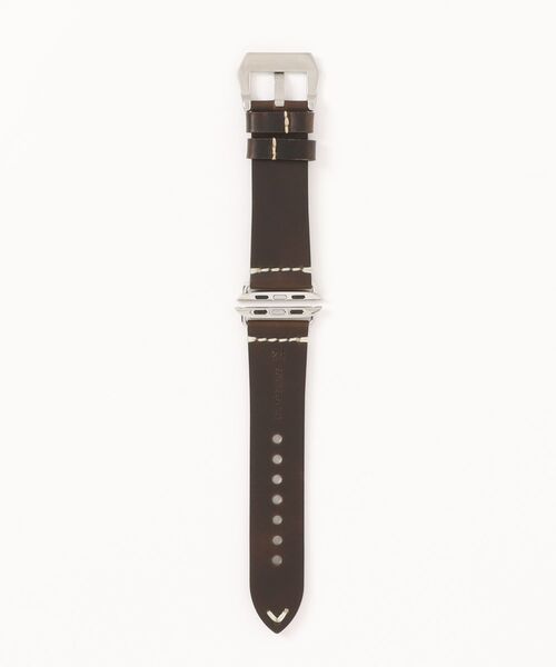 Fun & Daily(ファンアンドデイリー)の「Cow Leather Apple Watch Band / レザーアップルウォッチバンド(デジタル腕時計・メンズ・ブラック/ブラック系その他/ブラウン・A/B)」の6枚目の写真