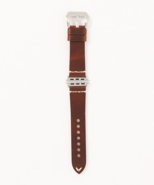 Fun & Daily(ファンアンドデイリー)の「Cow Leather Apple Watch Band / レザーアップルウォッチバンド(デジタル腕時計・メンズ・ブラック/ブラック系その他/ブラウン・A/B)」の8枚目の写真