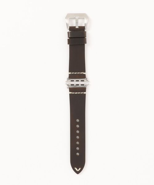 Fun & Daily(ファンアンドデイリー)の「Cow Leather Apple Watch Band / レザーアップルウォッチバンド(デジタル腕時計・メンズ・ブラック/ブラック系その他/ブラウン・A/B)」の5枚目の写真