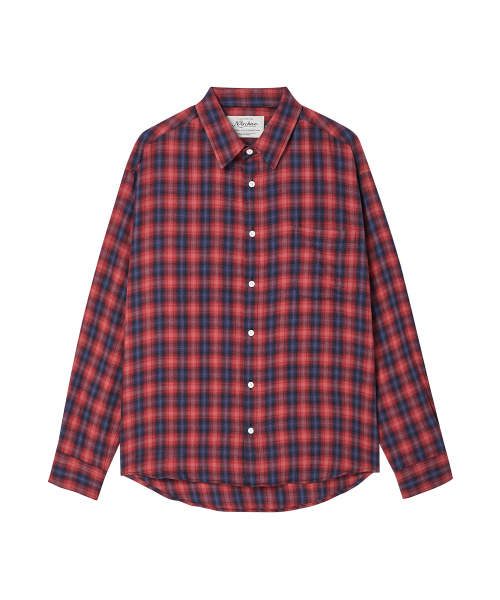 Beyond Closet（-）の「[COLLECTION LINE] FLUID レッドチェックシャツ（シャツ/ブラウス・メンズ・その他・MEDIUM/LARGE）」の2枚目の写真