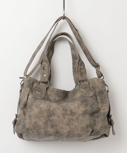 Shoowtime(ショウタイム)の「Vintage Multi Zip 2Way Shoulder Bag / ヴィンテージ マルチジップ 2WAY ショルダーバッグ(ショルダーバッグ・メンズ・グレー系/ブラック系・FREE)」の3枚目の写真