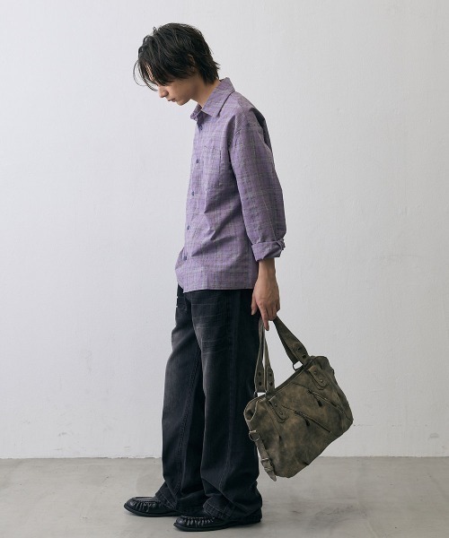 Shoowtime(ショウタイム)の「Vintage Multi Zip 2Way Shoulder Bag / ヴィンテージ マルチジップ 2WAY ショルダーバッグ(ショルダーバッグ・メンズ・グレー系/ブラック系・FREE)」の21枚目の写真