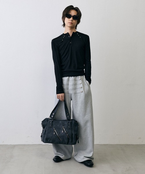 Shoowtime(ショウタイム)の「Vintage Multi Zip 2Way Shoulder Bag / ヴィンテージ マルチジップ 2WAY ショルダーバッグ(ショルダーバッグ・メンズ・グレー系/ブラック系・FREE)」の11枚目の写真
