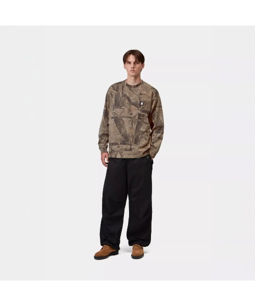 Carhartt WIP（カーハートダブリューアイピー）の「Carhartt WIP L/S FEATHER TREE T-SHIRT（カーハートワークインプログレス L/S フェザーツリー Tシャツ）（Tシャツ/カットソー・メンズ・オリーブ系・SMALL/MEDIUM/LARGE/X-LARGE）」の5枚目の写真