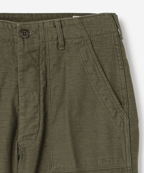 orSlow(オアスロウ)の「orSlow | バックサテン ファティーグパンツ WOMEN(その他パンツ・レディース・オリーブ・00/0)」の4枚目の写真