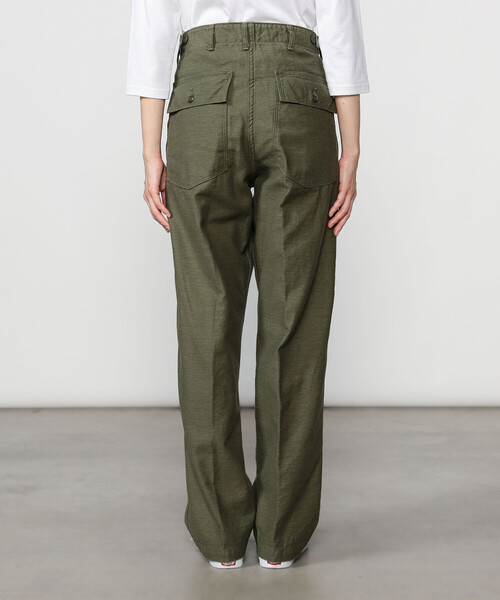 orSlow(オアスロウ)の「orSlow | バックサテン ファティーグパンツ WOMEN(その他パンツ・レディース・オリーブ・00/0)」の10枚目の写真