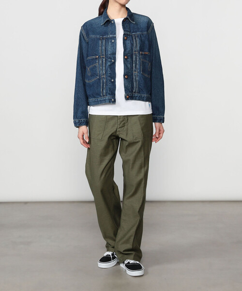 orSlow(オアスロウ)の「orSlow | バックサテン ファティーグパンツ WOMEN(その他パンツ・レディース・オリーブ・00/0)」の13枚目の写真