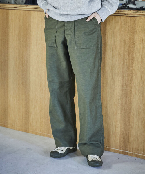 orSlow(オアスロウ)の「orSlow | バックサテン ファティーグパンツ WOMEN(その他パンツ・レディース・オリーブ・00/0)」の14枚目の写真