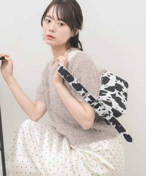 RETRO GIRL(レトロガール)の「ハラコベルトショルダーバッグ(ショルダーバッグ・レディース・レッド/ホワイト系その他/ブラウン系その他・ONE SIZE)」の8枚目の写真