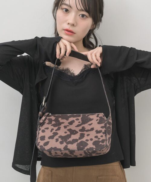 RETRO GIRL(レトロガール)の「ハラコベルトショルダーバッグ(ショルダーバッグ・レディース・レッド/ホワイト系その他/ブラウン系その他・ONE SIZE)」の14枚目の写真