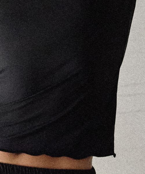 DEVIWEAR(デヴィウェア)の「DEVI-T0161-ブラック(Tシャツ/カットソー・レディース・ブラック・FREE)」の5枚目の写真