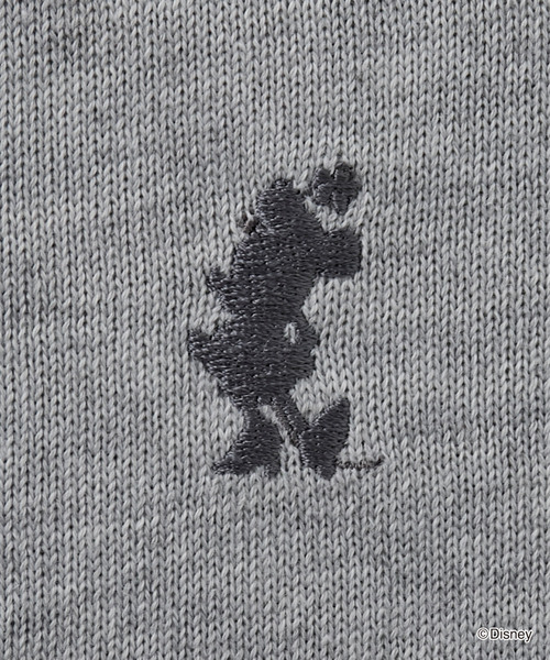 Disney（ディズニー）の「【別注】Disney / ミニー / シルエットワンポイント刺繍コンパクトニットカーディガン（カーディガン/ボレロ・レディース・ネイビー/グレー/ブラウン/ブラック/グレー系・FREE）」の10枚目の写真