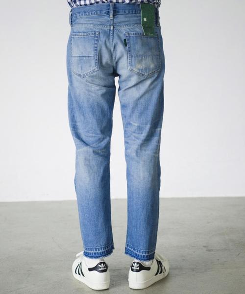 green label relaxing（グリーンレーベルリラクシング）の「SC クラッシュ 825テーパード 9/L デニムパンツ◆（デニムパンツ・メンズ・ネイビー・LARGE/X-LARGE/MEDIUM/SMALL）」の4枚目の写真