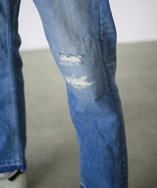 green label relaxing（グリーンレーベルリラクシング）の「SC クラッシュ 825テーパード 9/L デニムパンツ◆（デニムパンツ・メンズ・ネイビー・LARGE/X-LARGE/MEDIUM/SMALL）」の7枚目の写真