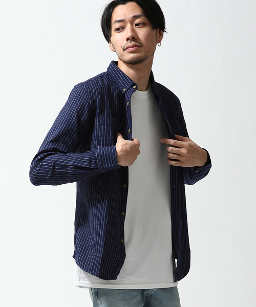 ZIP FIVE(ジップファイブ)の「ビエラ起毛チェックネルシャツ(シャツ/ブラウス・メンズ・ブルー/ブラック×ブルー/チャコールアッシュ/オフホワイト/ライトアッシュグレー/ダークネイビー/ブラウン/レッド/ライトカーキ/カーキオリーブ/ホワイト×ネイビー/ダークインディゴブルー/グリーン系その他/ネイビー/マルチ/ブラック×レッド/ブラック×グリーン/チョコ/クリアレッド/チャコールグレー×ブラック/ホワイト系その他/パープル/インディゴブルー/ヘザーチャコール/その他・LARGE/X-LARGE/MEDIUM/SMALL)」の1枚目の写真
