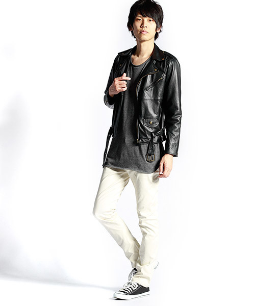 MONO-MART（モノマート）の「本革レザージャケット ライダース ダブル（ライダースジャケット・メンズ・ブラック・M/L/S）」の9枚目の写真