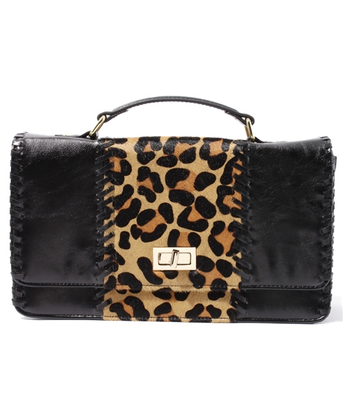 CORTES WORKS（コルテスワークス）の「LEOPARD HARAKO レオパード柄ショルダーバッグ（ショルダーバッグ・レディース・ブラック/レオパード・FREE）」の2枚目の写真