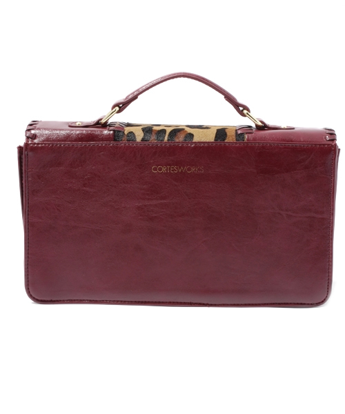 CORTES WORKS（コルテスワークス）の「LEOPARD HARAKO レオパード柄ショルダーバッグ（ショルダーバッグ・レディース・ブラック/レオパード・FREE）」の4枚目の写真