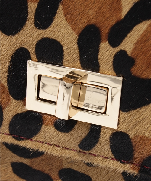 CORTES WORKS（コルテスワークス）の「LEOPARD HARAKO レオパード柄ショルダーバッグ（ショルダーバッグ・レディース・ブラック/レオパード・FREE）」の10枚目の写真