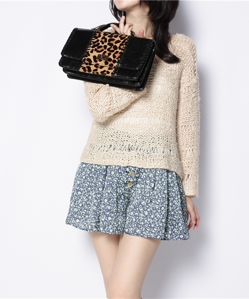 CORTES WORKS（コルテスワークス）の「LEOPARD HARAKO レオパード柄ショルダーバッグ（ショルダーバッグ・レディース・ブラック/レオパード・FREE）」の11枚目の写真