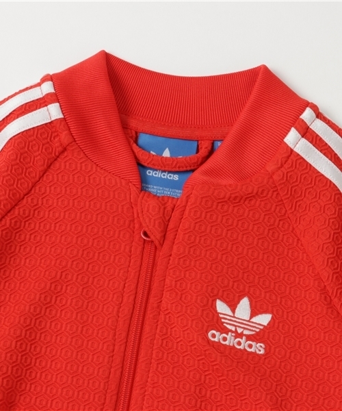 adidas（アディダス）の「オリジナルス ジャージ上下セット[SST TRACKSUIT]（ジャージ・キッズ・レッド・100/120/90/110）」の4枚目の写真