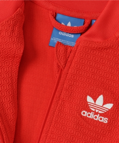 adidas（アディダス）の「オリジナルス ジャージ上下セット[SST TRACKSUIT]（ジャージ・キッズ・レッド・100/120/90/110）」の6枚目の写真