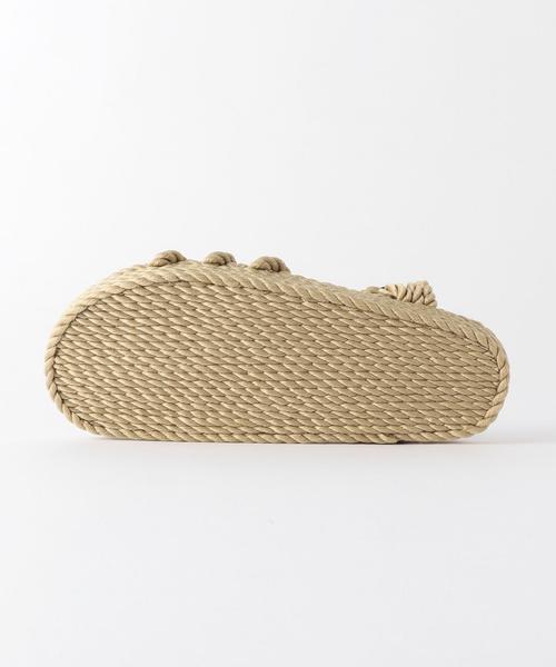 BEAUTY&YOUTH UNITED ARROWS(ビューティーアンドユースユナイテッドアローズ)の「<Nomadic State of Mind>ロープサンダル ◆(サンダル・レディース・ブラック/ベージュ・36/35/37)」の9枚目の写真