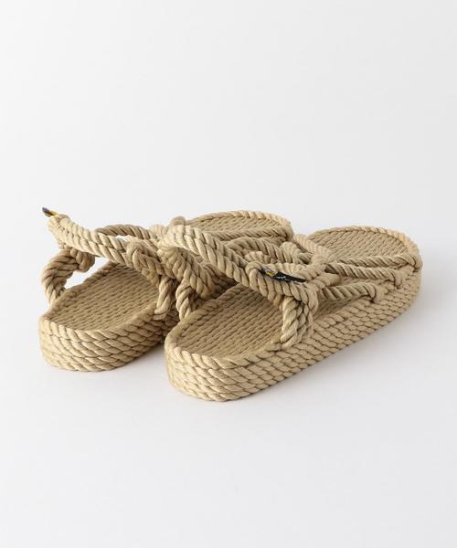 BEAUTY&YOUTH UNITED ARROWS(ビューティーアンドユースユナイテッドアローズ)の「<Nomadic State of Mind>ロープサンダル ◆(サンダル・レディース・ブラック/ベージュ・36/35/37)」の10枚目の写真