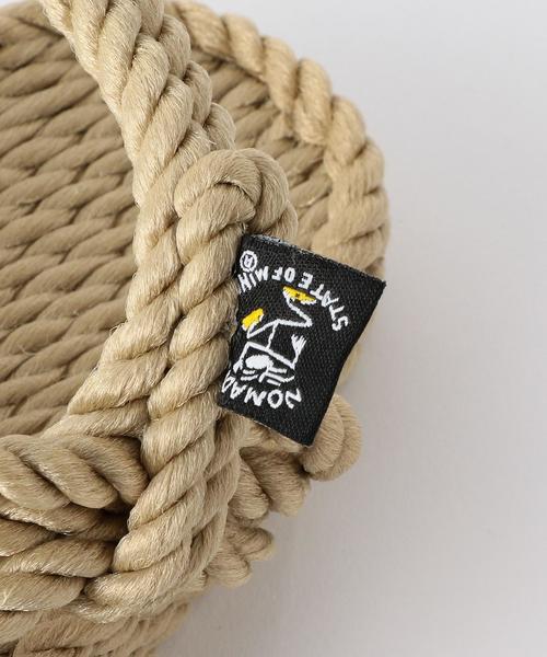 BEAUTY&YOUTH UNITED ARROWS(ビューティーアンドユースユナイテッドアローズ)の「<Nomadic State of Mind>ロープサンダル ◆(サンダル・レディース・ブラック/ベージュ・36/35/37)」の4枚目の写真