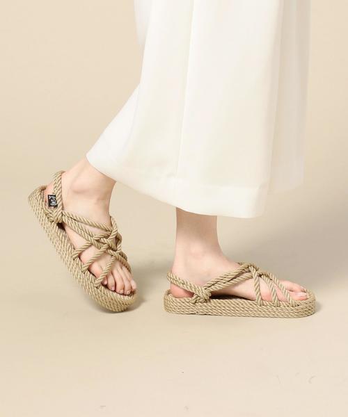 BEAUTY&YOUTH UNITED ARROWS(ビューティーアンドユースユナイテッドアローズ)の「<Nomadic State of Mind>ロープサンダル ◆(サンダル・レディース・ブラック/ベージュ・36/35/37)」の5枚目の写真