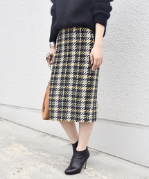 Khaju | Khaju:チェックペンシルスカート◆(スカート)