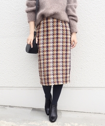Khaju | Khaju:チェックペンシルスカート◇(スカート)