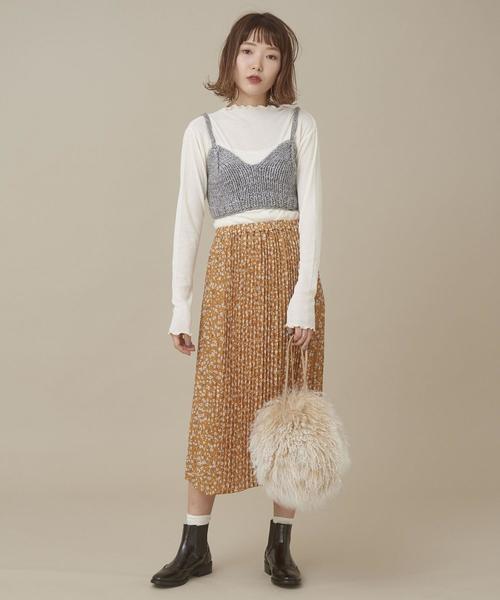 Another Edition（アナザーエディション）の「【WEB限定】プリーツスカート（スカート・レディース・ネイビー/イエロー/ワイン/その他1・FREE）」の12枚目の写真