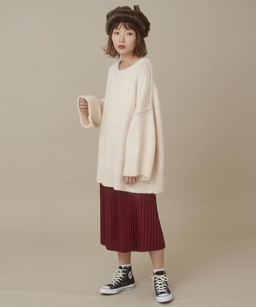 Another Edition（アナザーエディション）の「【WEB限定】プリーツスカート（スカート・レディース・ネイビー/イエロー/ワイン/その他1・FREE）」の8枚目の写真