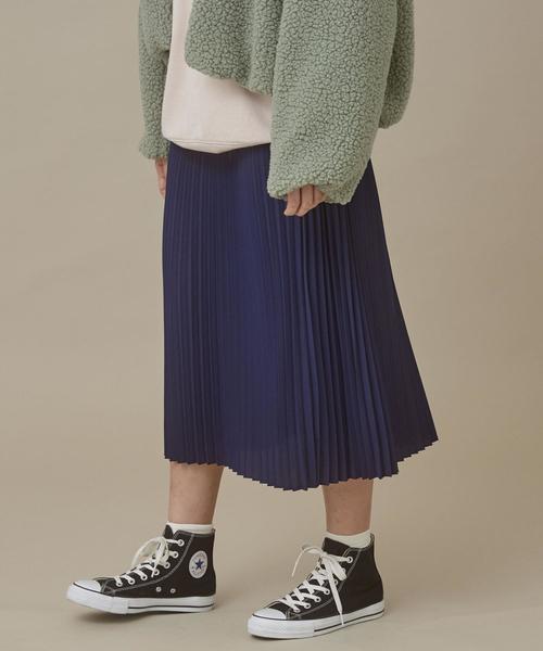 Another Edition（アナザーエディション）の「【WEB限定】プリーツスカート（スカート・レディース・ネイビー/イエロー/ワイン/その他1・FREE）」の21枚目の写真