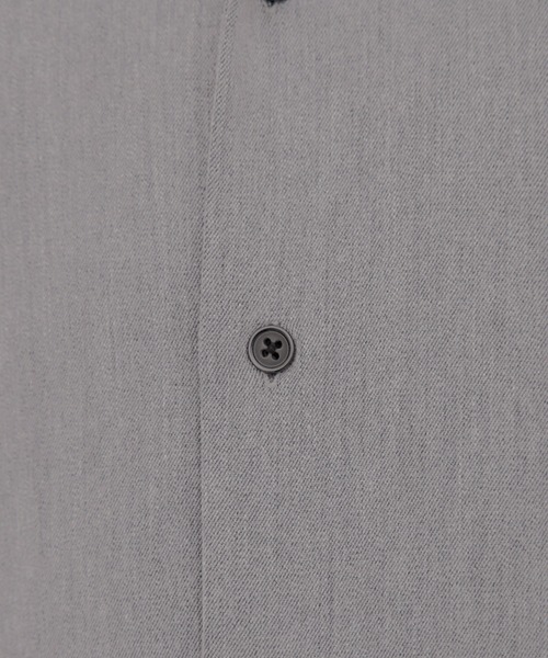 MONO-MART(モノマート)の「TRストレッチスーツ地L/Sオープンカラーシャツ(MONO-MART)(シャツ/ブラウス・メンズ・チャコールグレー/ブラック/ベージュ/パープル/ネイビー/キャメル/ベージュ系その他/モカ/グレー/ブラウン/ブラウン系その他/ベージュ系その他2/グレー系その他/ブルー系その他・FREE)」の20枚目の写真