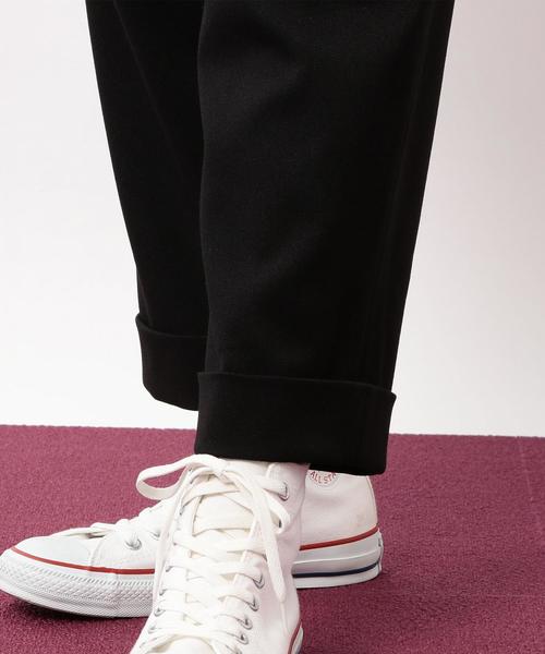 green label relaxing(グリーンレーベルリラクシング)の「CB クロップド ワイド テーパードパンツ ◆(その他パンツ・レディース・ブラック/ダークグリーン/オフホワイト・38/36)」の11枚目の写真