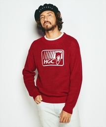 【良品】　Hysteric Glamour 口紅柄セーター 長袖　プルオーバー HYSTERIC GLAMOUR - 【良品】 Hysteric Glamour 口紅柄セーター