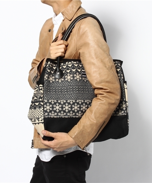 NANO universe(ナノユニバース)の「buntpack(ブントパック)/ レザーハンドル トート(トートバッグ・メンズ・その他1/その他2・FREE)」の9枚目の写真