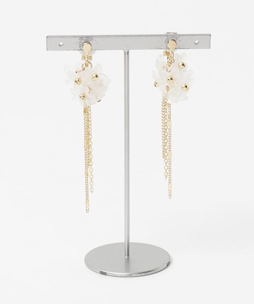 natural couture（ナチュラルクチュール）の「ヴィンテージクリアお花イヤリング（イヤリング・レディース・その他1/その他2・FREE）」の7枚目の写真