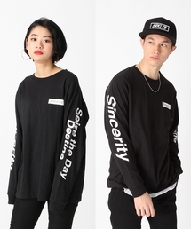kutir | LOGO LONG SLEEVE TEE 4 Sincerity /袖ロゴ ロンＴ 4(Tシャツ/カットソー)