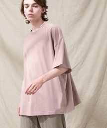 EMMA CLOTHES | スーパービッグシルエットカットソー 1/2 sleeve cotton 100%(Tシャツ/カットソー)