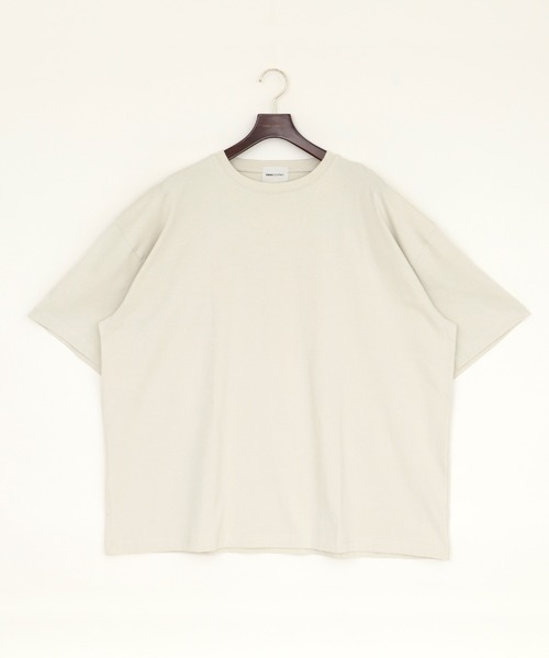 EMMA CLOTHES(エマクローズ)の「スーパービッグシルエットカットソー 1/2 sleeveカットソー(Tシャツ/カットソー・メンズ・ホワイト/ブラック/カーキ/サンドベージュ/ライトパープル/イエロー/ネイビー/チャコール/ブラウン/ダークブラウン/グリーン系その他/グレー系その他・FREE)」の15枚目の写真