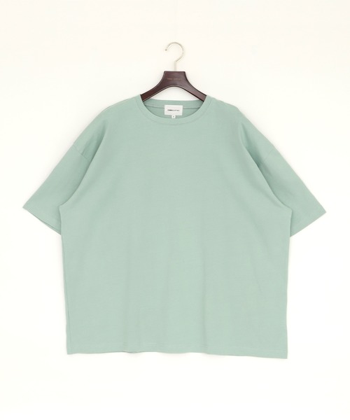 EMMA CLOTHES(エマクローズ)の「スーパービッグシルエットカットソー 1/2 sleeveカットソー(Tシャツ/カットソー・メンズ・ホワイト/ブラック/カーキ/サンドベージュ/ライトパープル/イエロー/ネイビー/チャコール/ブラウン/ダークブラウン/グリーン系その他/グレー系その他・FREE)」の14枚目の写真