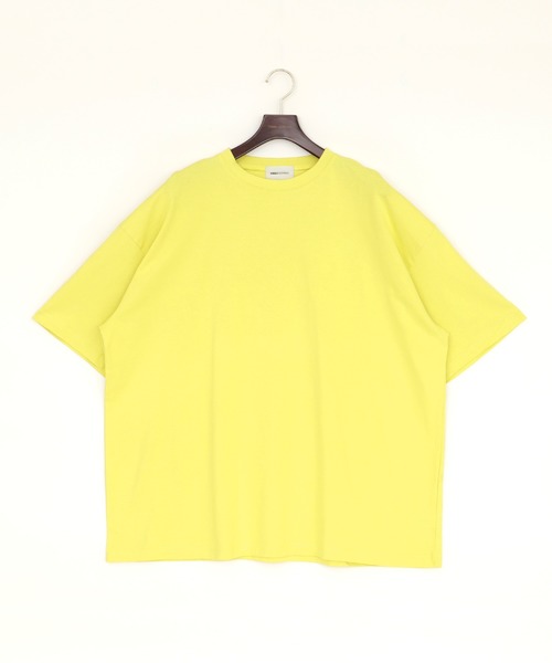 EMMA CLOTHES(エマクローズ)の「スーパービッグシルエットカットソー 1/2 sleeveカットソー(Tシャツ/カットソー・メンズ・ホワイト/ブラック/カーキ/サンドベージュ/ライトパープル/イエロー/ネイビー/チャコール/ブラウン/ダークブラウン/グリーン系その他/グレー系その他・FREE)」の13枚目の写真